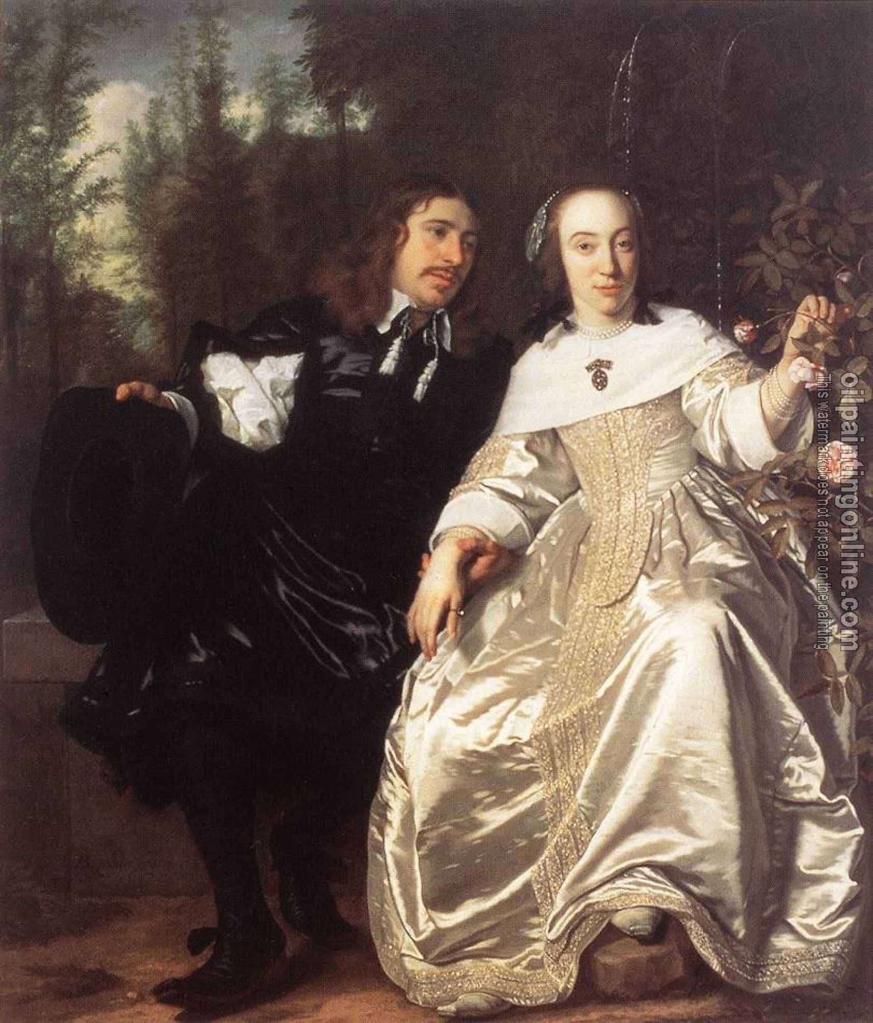 Helst, Bartholomeus van der - Abraham del Court and Maria de Keersegieter